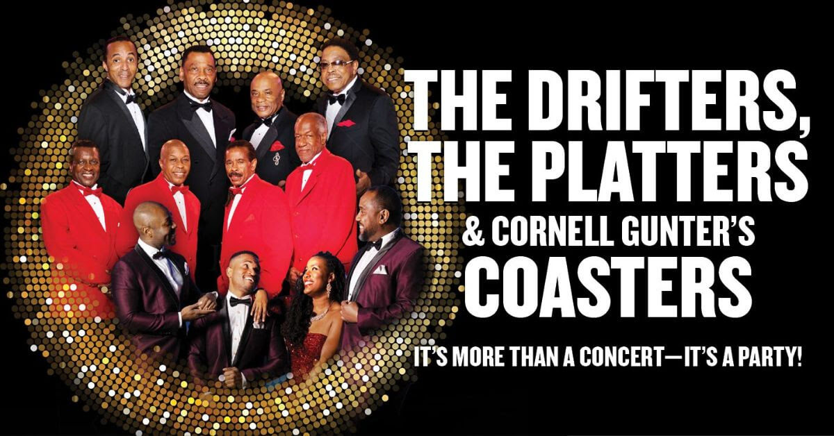Cornell Gunter's Coasters The Drifters, The Platters & Cornell Gunter's Coasters Tour Poster 2026
